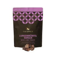 LILA Lungenwürfel Hirsch 250g