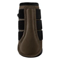 Dressurgamaschen Comfort Fit grünbraun L