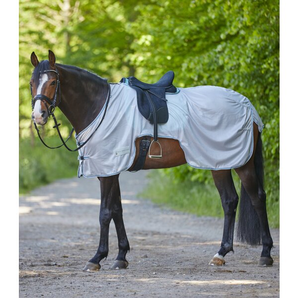 Fliegenausreitdecke Protect 135 silvergrey
